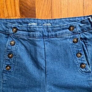 Old Navy Sky High wide leg Women's Blue Denim